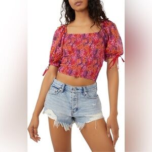 NWT Free People Back on Top Cropped Top